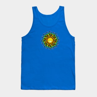 SUPER HAPPY SUN RAINBOW SUNSHINE Psychedelic Sunshine Tank Top